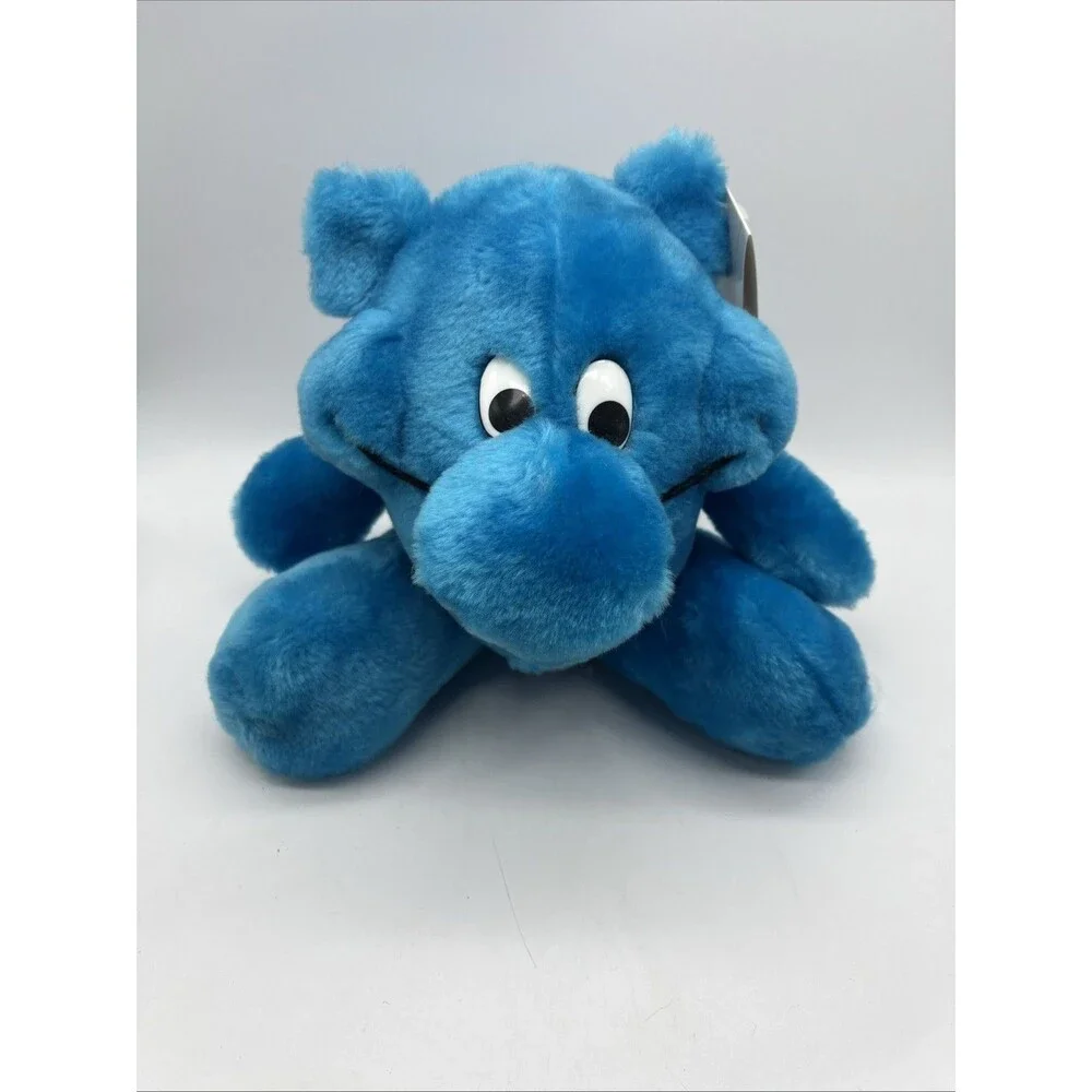Kodak Kolorkins Cick blue plush vintage stuffed animal toy with tag, NWT